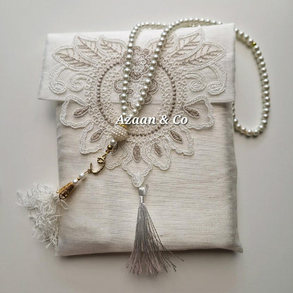 Lace Travel Prayer Mat & Tasbeeh Set – photo 4