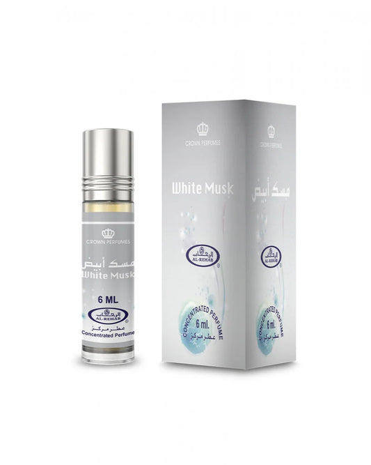White Musk 6ml Roll On Perfume Oil by Al Rehab
