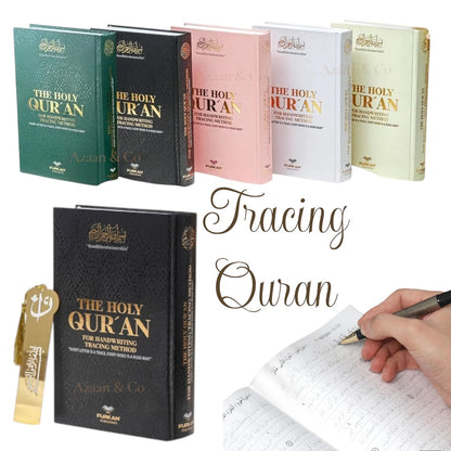 Tracing Qur’an Hardcover 17x24cm with Bookmark Learning Practice Islamic Book