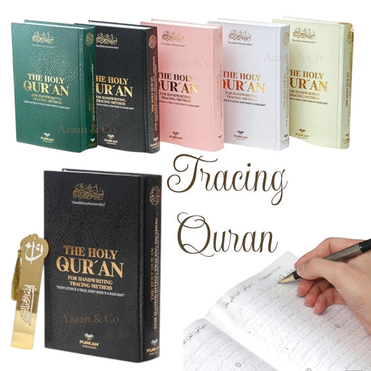 Tracing Quran with Bookmark Hardcover (Size 17x24cm)