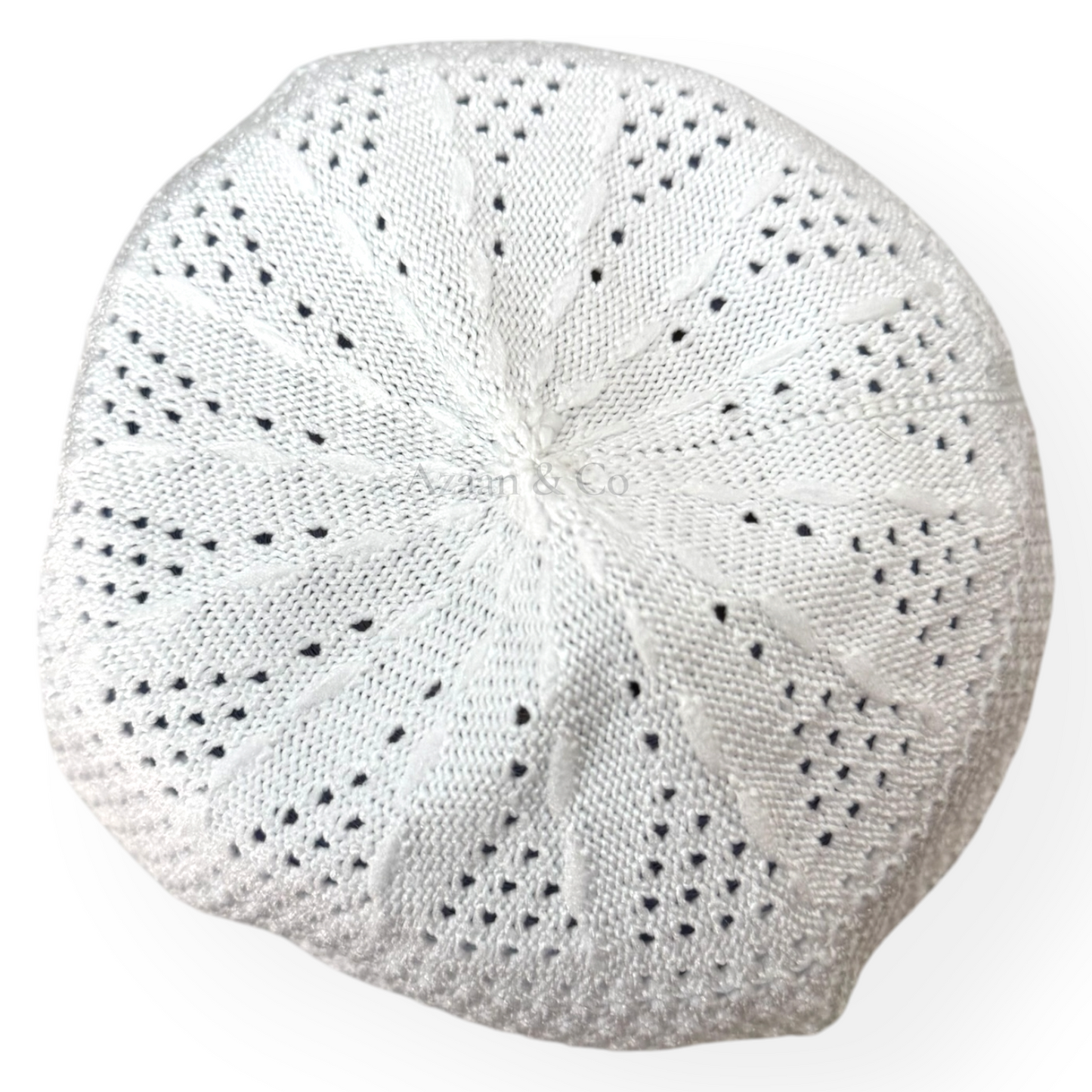 Men’s Prayer Hat Knitted Premium Quality Cotton Material Black White