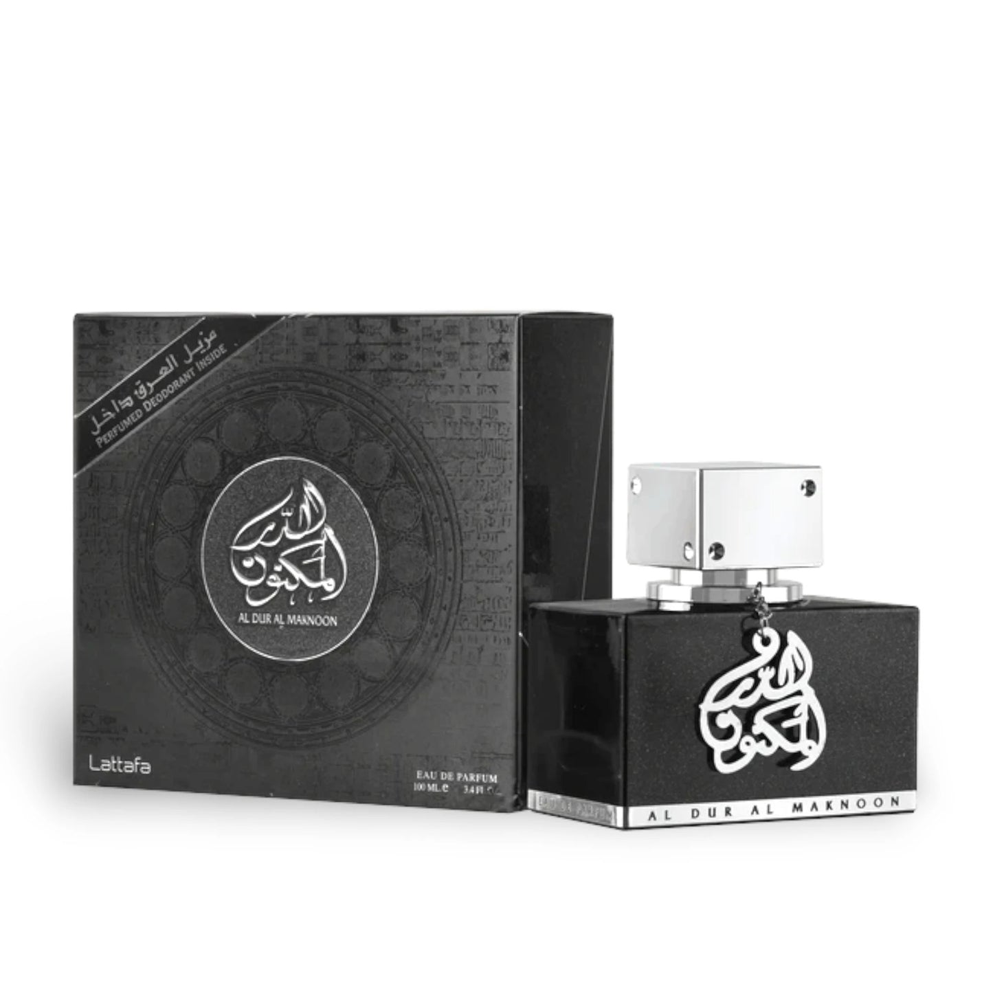 Lattafa Al Dur Al Maknoon Silver 100ml Eau De Parfum Spray Arabic Fragrance
