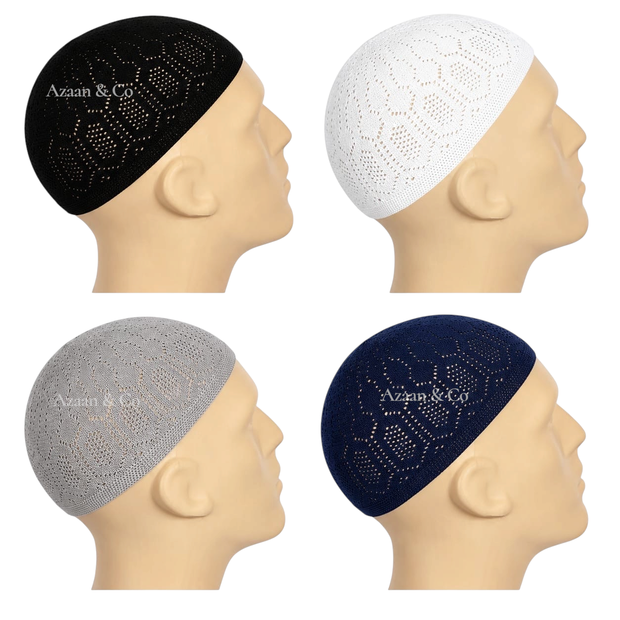 4x Men’s Prayer Hats Everyday Topi