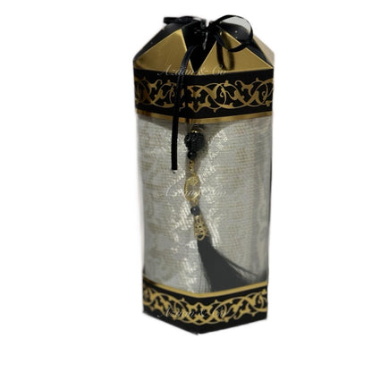 Travel Prayer Mat & Tasbeeh Gift Set - Hexagon Box