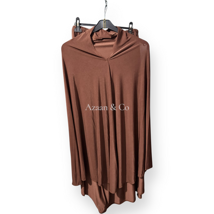 Modest Khimar & Skirt Set Islamic Prayer Wear Ramadan Hajj & Umrah Outfit