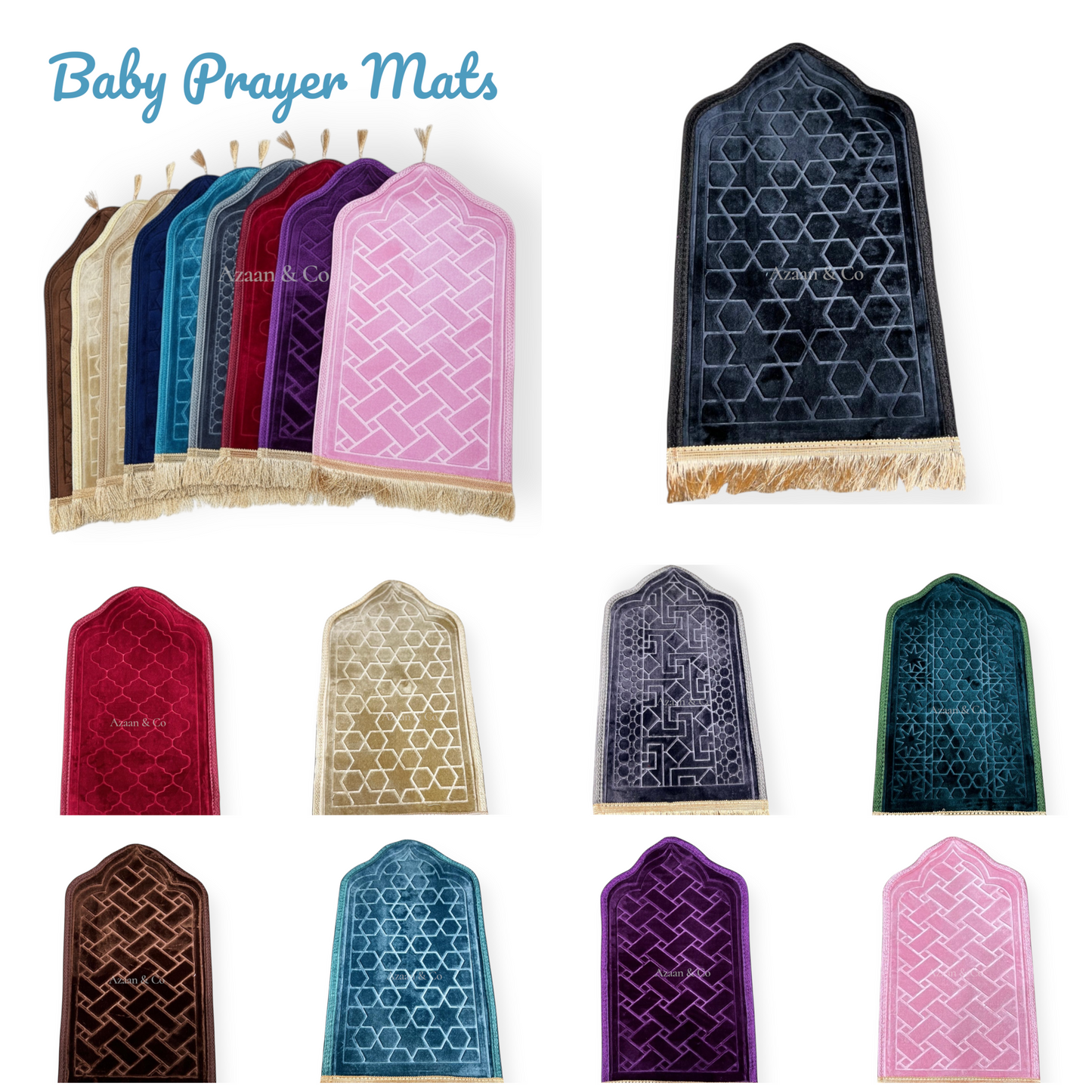 Baby Dome Prayer Mats 35x60cm - suitable for 0-5 Years old Children