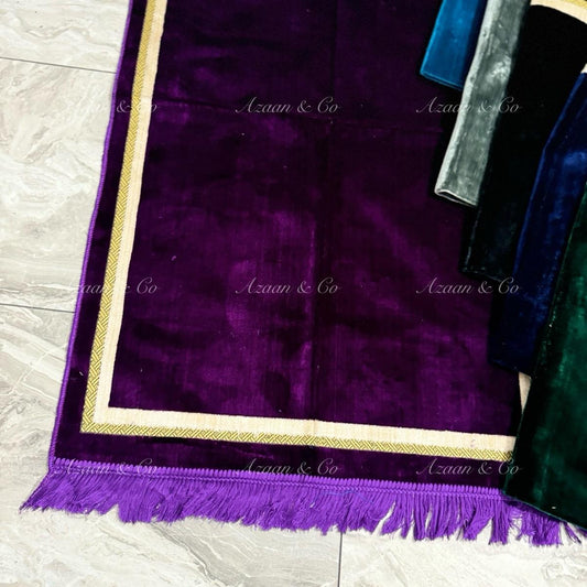Soft Plain Turkish Prayer Mats (D6)