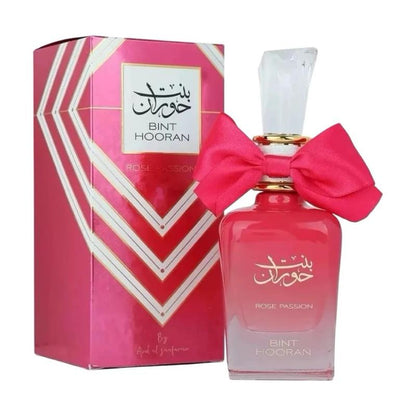 Bint Hooran Rose Passion 100ml EDP by Ard Al Zaafaran Fruity Floral Rose Strawberry Vanilla Musk Arabic Women Perfume Spray