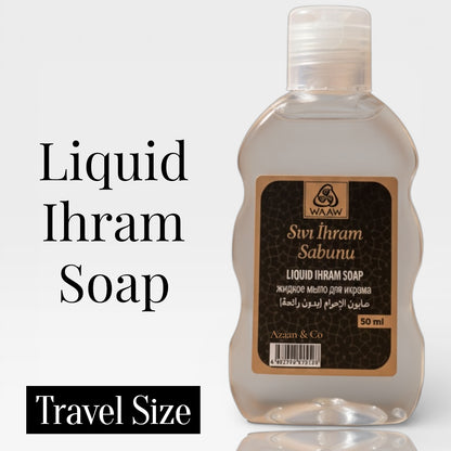 Ummrah Essentials - Travel Size Fragrance Free Ihram Soap, Shampoo, Wipes