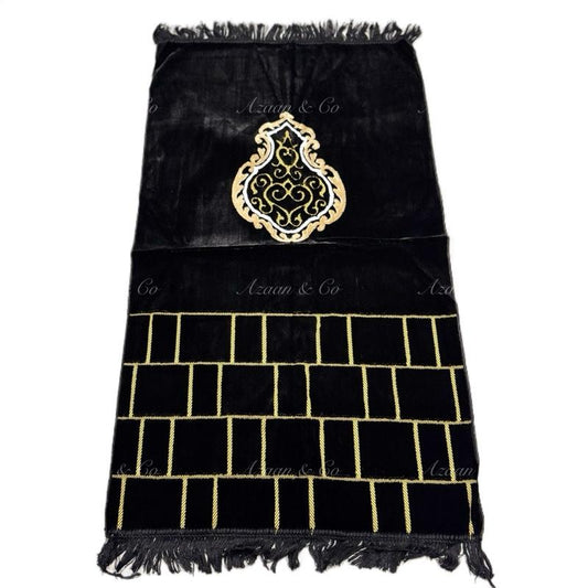 Kaaba Door Pattern Soft Prayer Mat