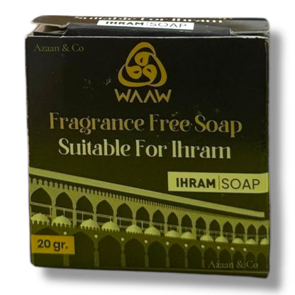 Ummrah Essentials - Travel Size Fragrance Free Ihram Soap, Shampoo, Wipes