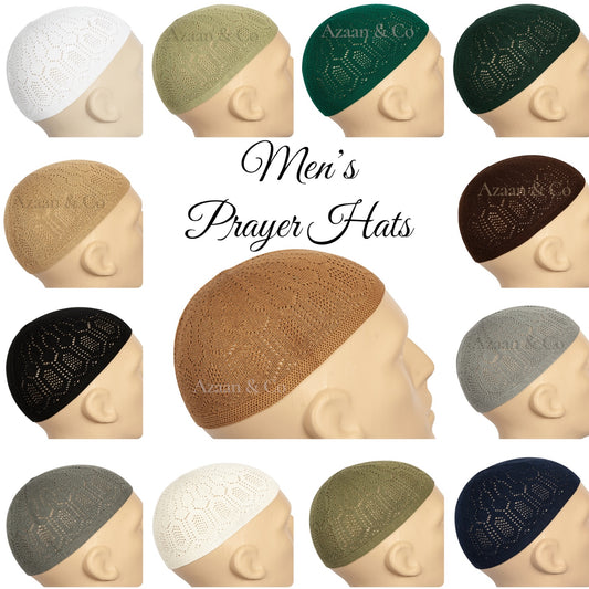 Mens Prayer Hat - Adult Size Mercan Skull Hats