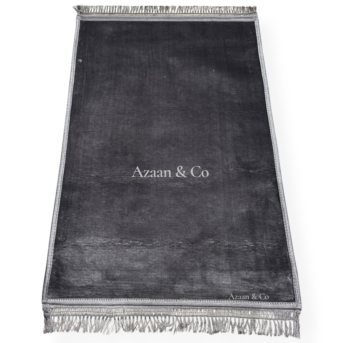 Soft Plain Prayer Mat with Tassel Extra Large 80x120cm Muslim Salah Rug