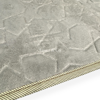 Folding Prayer Mat Janamaz Salah Rug 42x21 Inch Recline Backrest Padded Back Support with Seat Suitable for Outdoor Use Hajj Ummrah Travel Gift Ramadan Eid