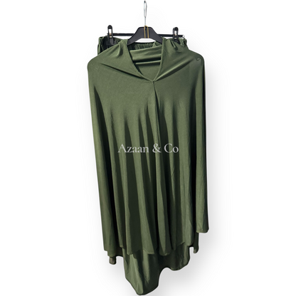Modest Khimar & Skirt Set Islamic Prayer Wear Ramadan Hajj & Umrah Outfit