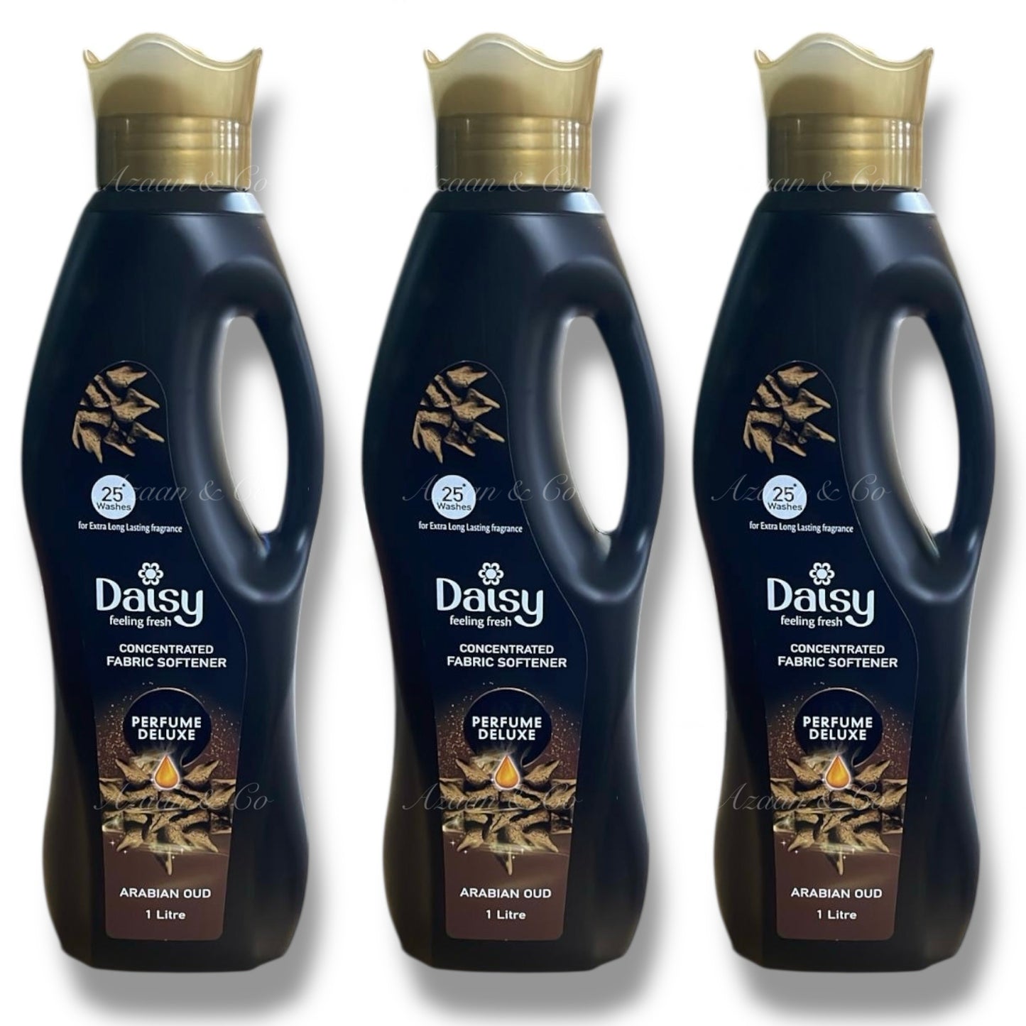 Daisy Arabian Oud Perfume Deluxe 1L Concentrated Fabric Softener 25 Wash Oudh Laundry Freshener Dubai Scent
