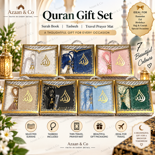 Travel Prayer Mat 3pc Gift Set