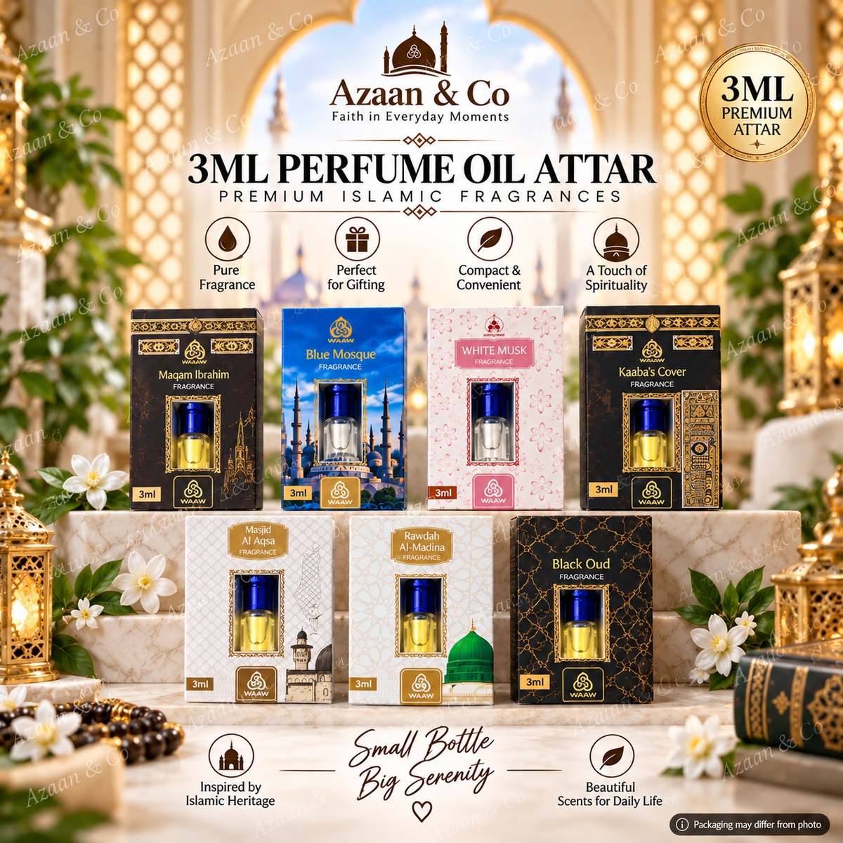 Attar Perfume Oil Collection 3ml