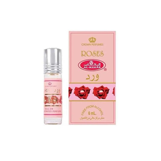 Roses 6ml Roll On Perfume Oil by Al Rehab