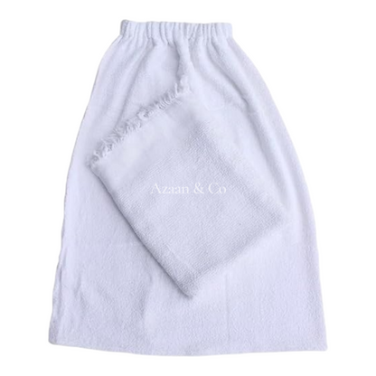 Baby & Toddler Ihram Set 1–4 Years Soft Cotton Elastic Umrah Hajj Outfit Kids
