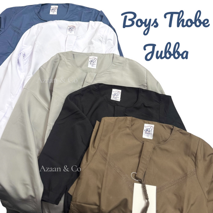 Boys Thobe with Tassel – Jubba Muslim Boy Mosque & Eid Wear (Size 30–52)