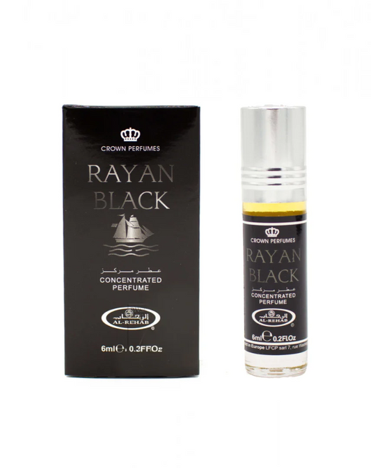Rayan Black 6ml Roll On Perfume Oil by Al Rehab