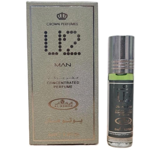 U2 Man 6ml Roll On Perfume Oil by Al Rehab