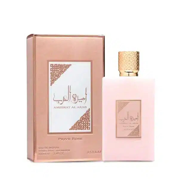 Lattafa Ameerat Al Arab Prive Rose 100ml EDP Floral Rose Musk Arabic Women’s Perfume Spray