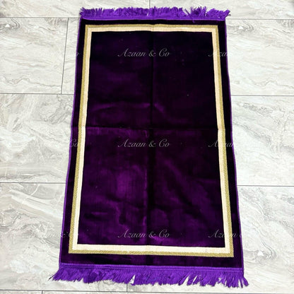 Soft Plain Turkish Prayer Mats (D6)