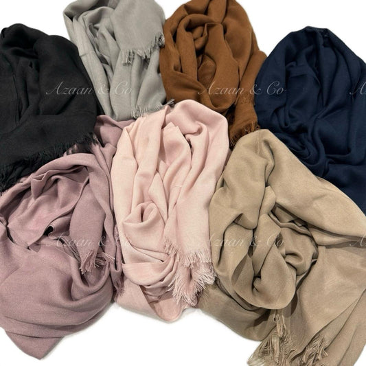Plain Turkish Cotton Modal Hijab