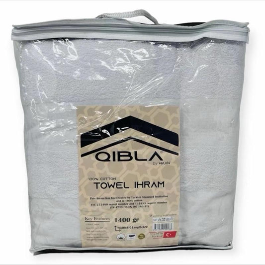 Mens Towel Ihram for Hajj & Umrah 2 piece - 1400g