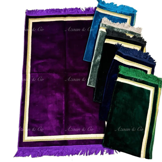 Soft Plain Turkish Prayer Mats (D6)