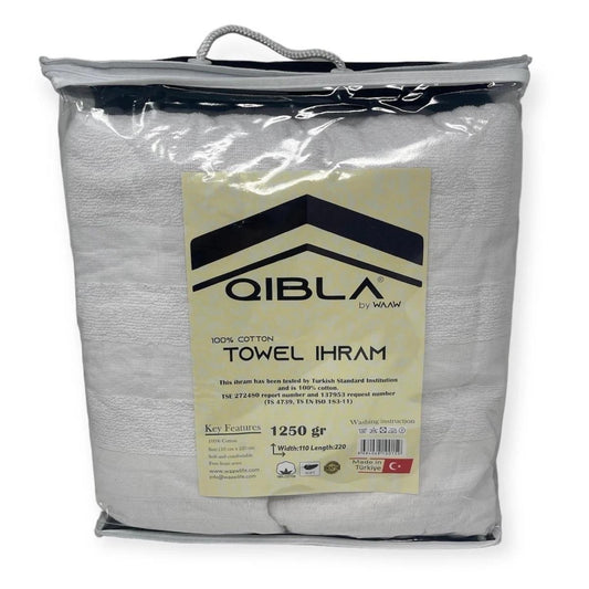 Mens Towel Ihram for Hajj & Ummrah 2 Piece - 1250g
