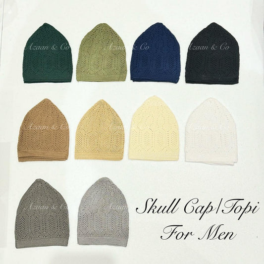 Mens Topi Islamic Skull Cap - Adult Size