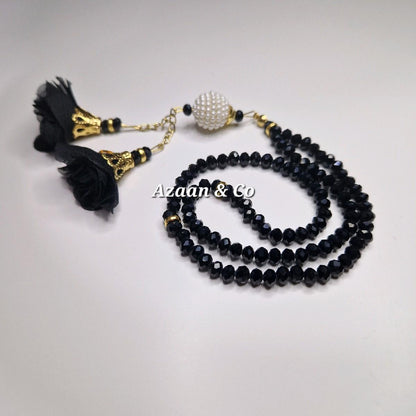 100 Crystal Bead Tasbeeh Floral